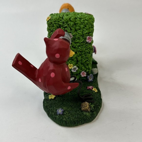 Russ Berrie Tweet Along With Me Sharing Secrets Red Yellow Birds Using Tin Cans - Picture 6 of 9